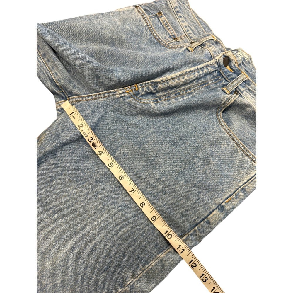 Carhartt WIP Pontiac Pant Mens 30x32 Blue Light Wash Good Straight Leg Denim - Picture 5 of 10